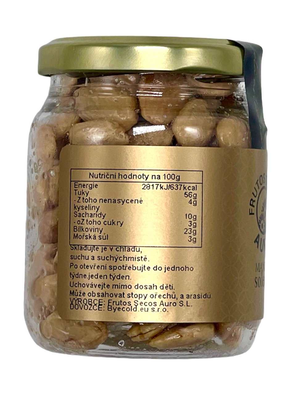 Mandle pražené solené 125g