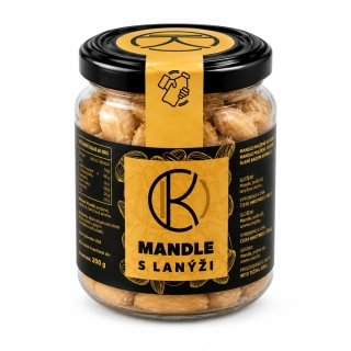 Mandle pražené s lanýži 125g